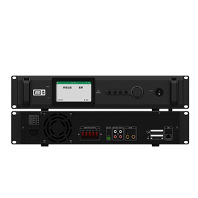 2U 带显示屏网络化功放（80W) ZR-8808